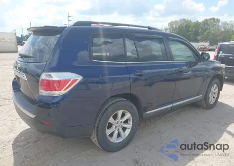 2012 Toyota Highlander z USA, uszkodzony, nr VIN 5TDZA3EH2CS021924